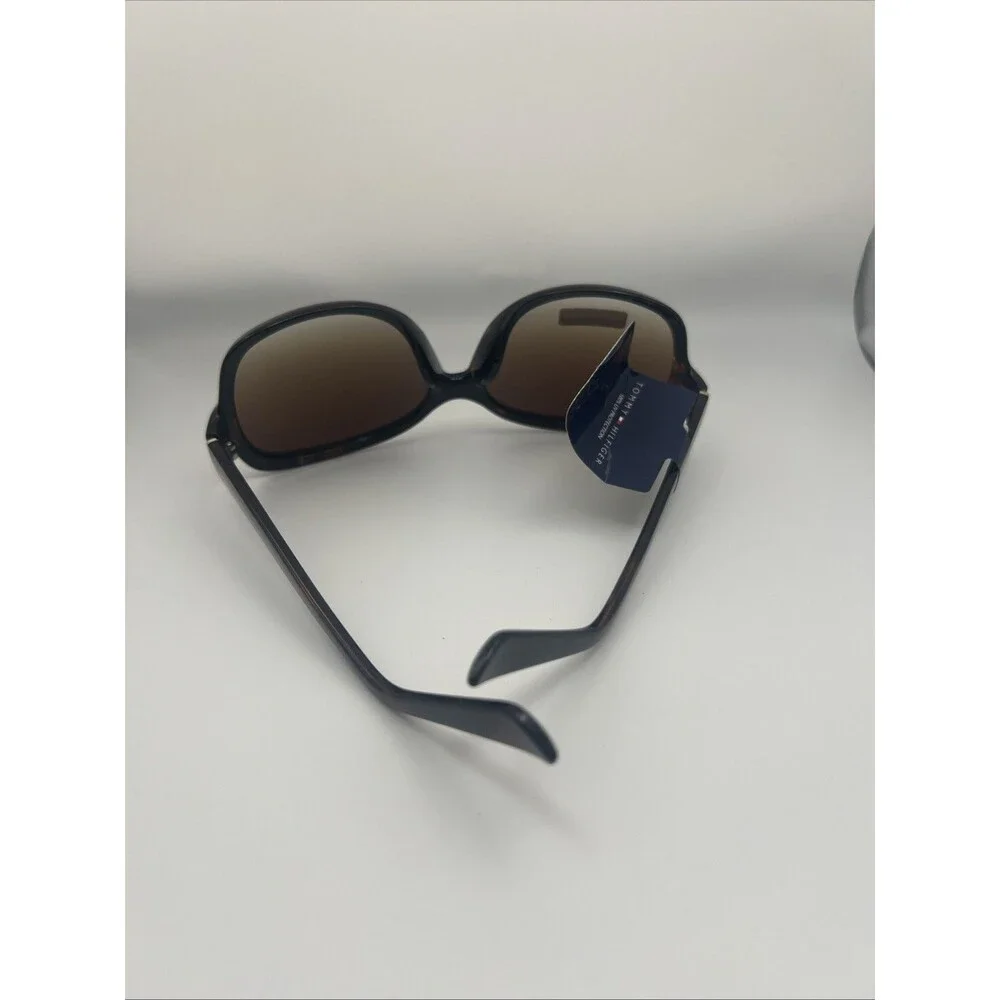 Tommy Hilfiger Hilfiger WP OL577 Oversized Oval Sunglasses Shiny Brown